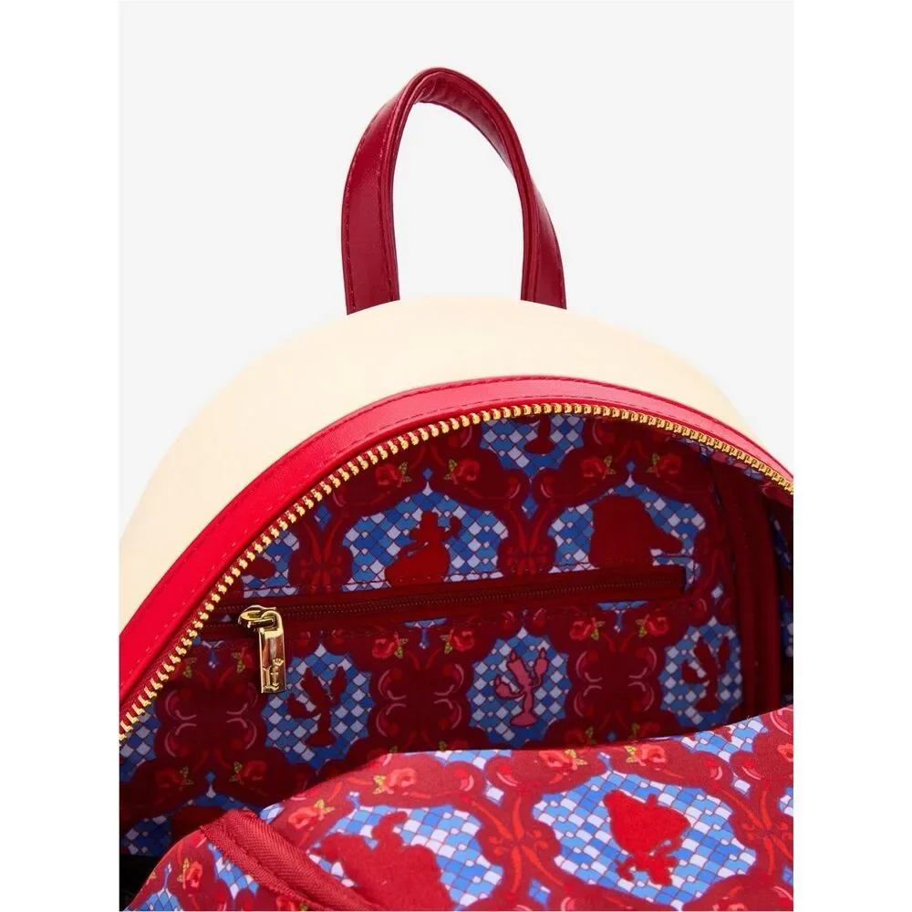 Loungefly Disney Beauty & the Beast Belle Stained Glass Portrait Mini Backpack